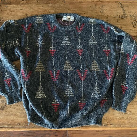 Vintage 80s grandpa sweater - Picture 1 of 4